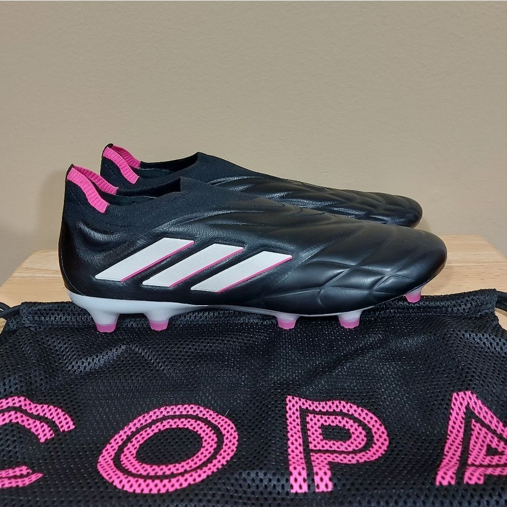 Adidas Copa Pure+ FG Own Your Football Pack Soccer Cleats Black Pink HQ8895 10.5
